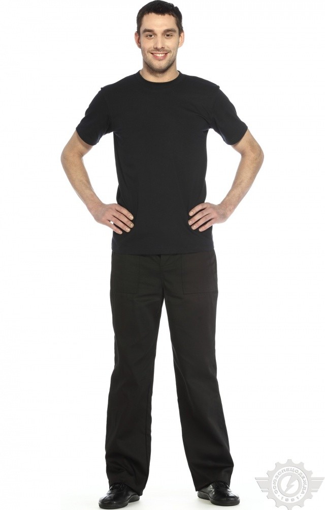 4958263 Футболка темно-синяя  Одежда для официантов  размер XS (42-44) Спецодежда  - Вид №8