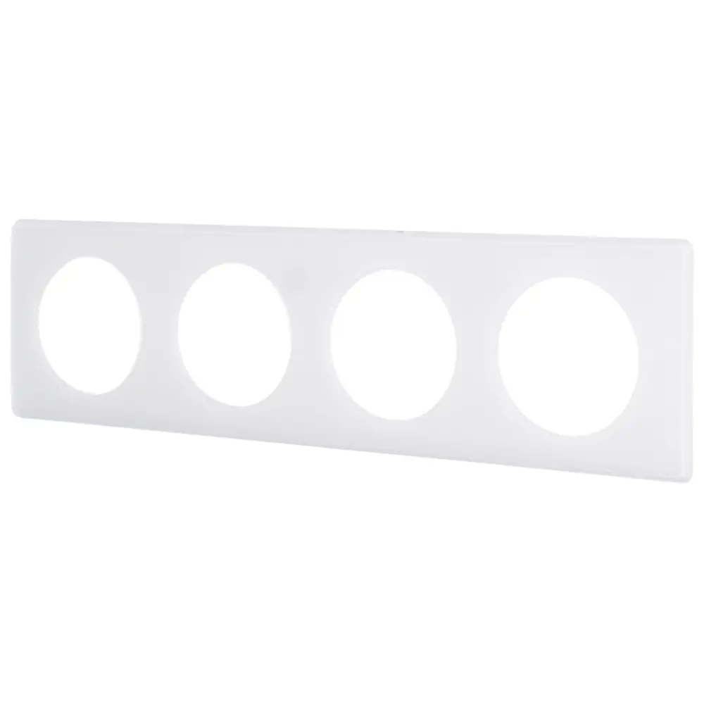 Рамка Legrand Celiane, 4 поста, цвет перкаль белый STLM-2164499