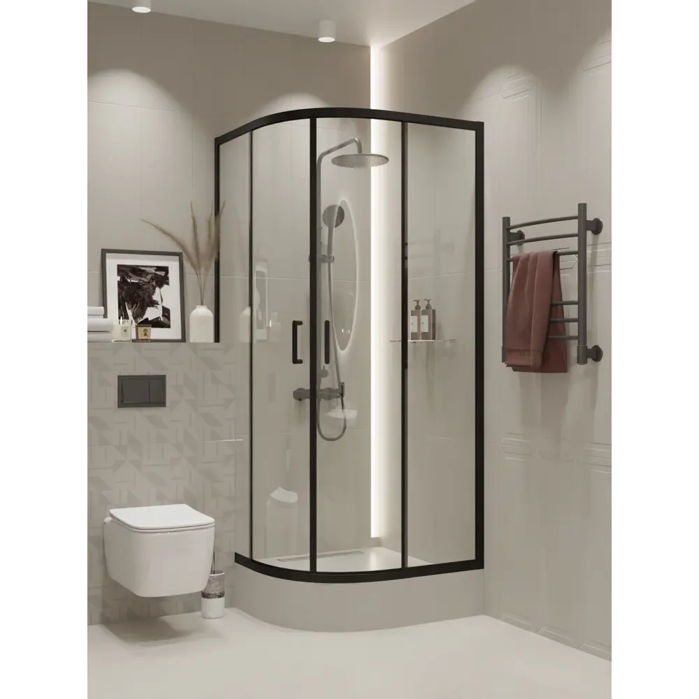 Плитка настенная Керамин Сонет 7Д 75x25 см 1.69 м² цвет серый STLM-2008219 - Вид №7