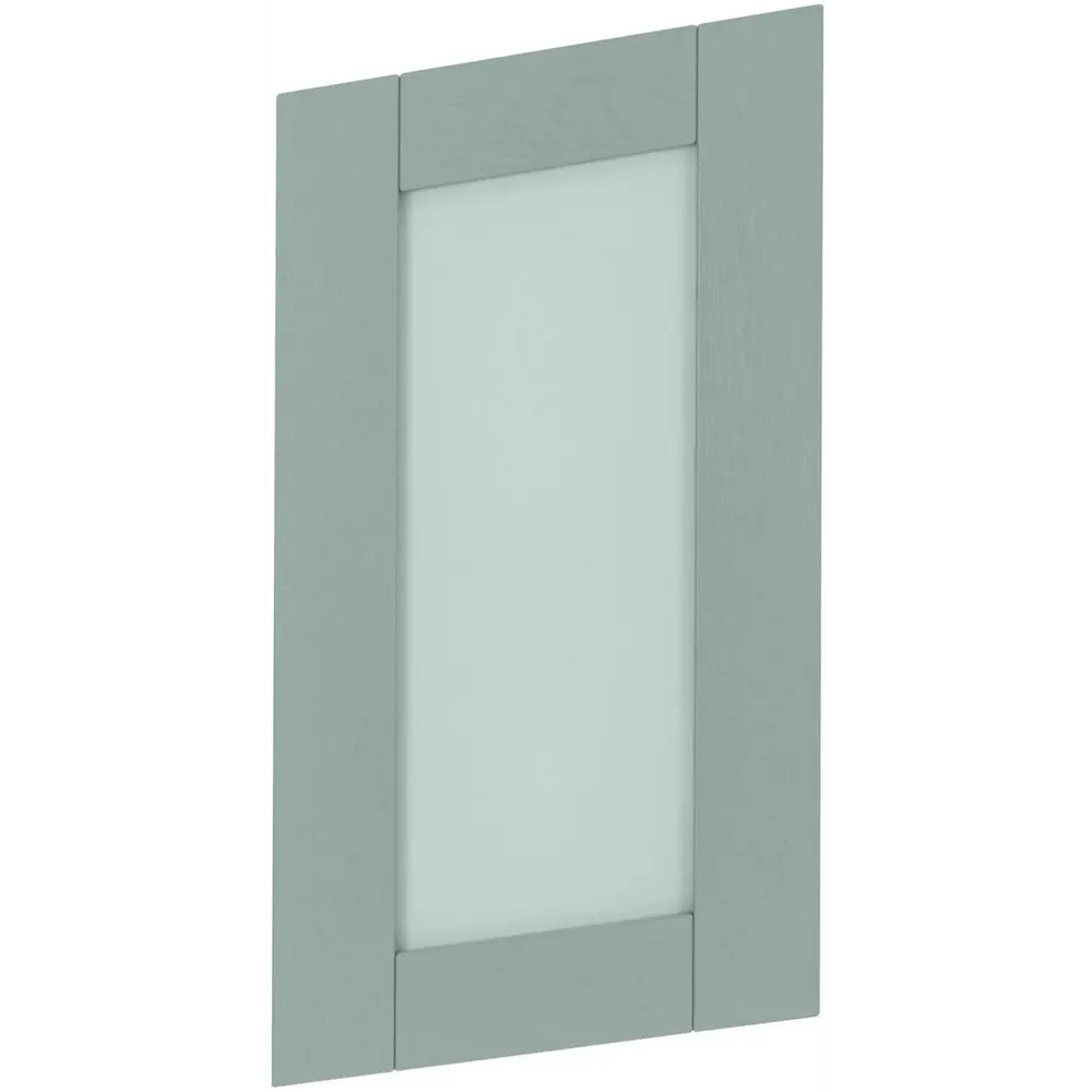 Фасад-витрина кухонного шкафа Томари 39.7x76.5 см KONSENSA МДФ цвет голубой STLM-2005343 - Вид №1