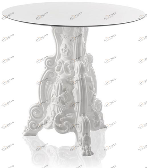 SLIDE Круглый садовый стол из полиэтилена Design of love sun-id-1431140