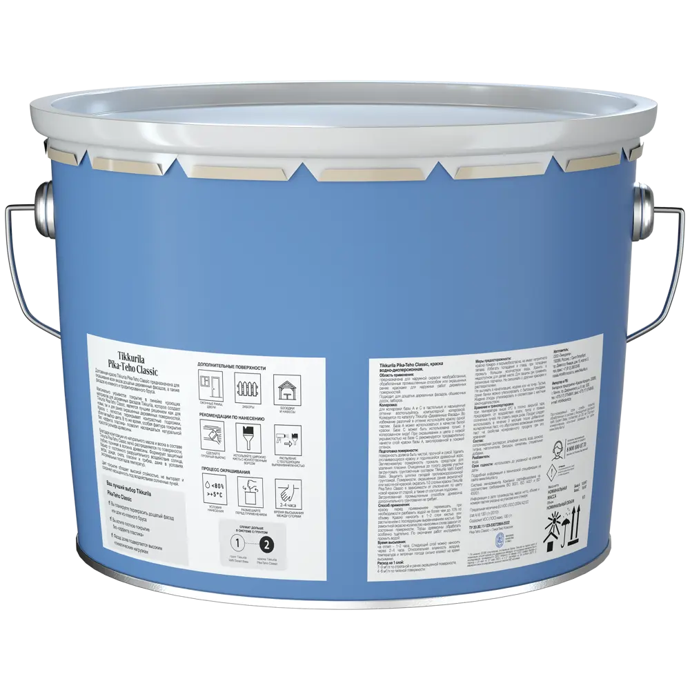 Фасадная краска Tikkurila Pika-Teho Classic для деревянных поверхностей 89350882 STLM-1431900 - Вид №1