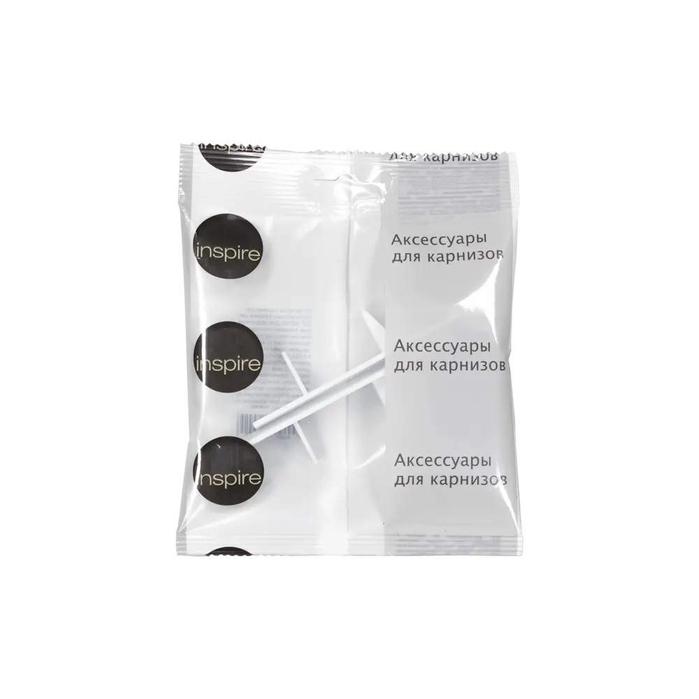 Заглушка торцевая INSPIRE для карнизов - белая ПВХ 20x80 мм 87768887 STLM-0815051 - Вид №2