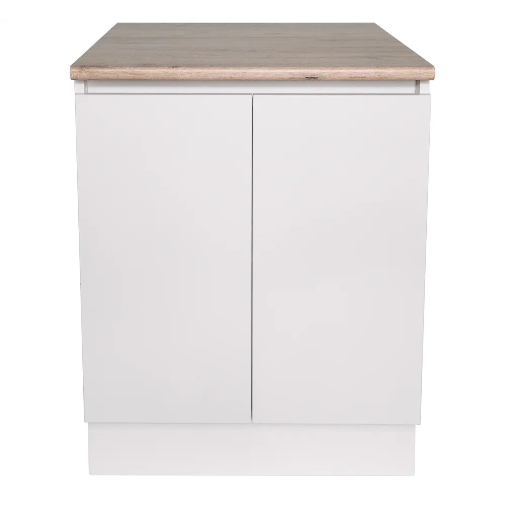 Кухонный шкаф напольный Миус 60x85x60 см ЛДСП цвет белый Santreyd STLM-2182176 - Вид №1