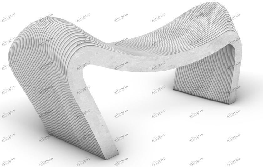 Concreative Бетонная скамья  1903-033 