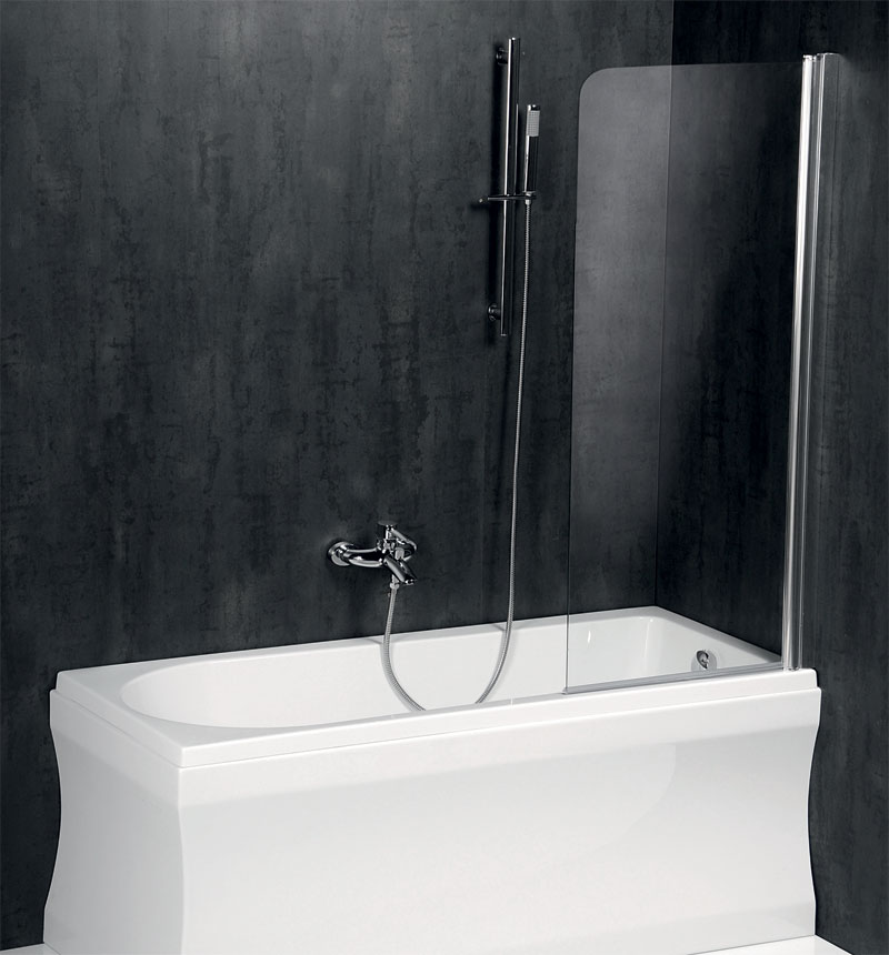 BS-75 Душевое ограждения на борт вынны Polysan Чехия 