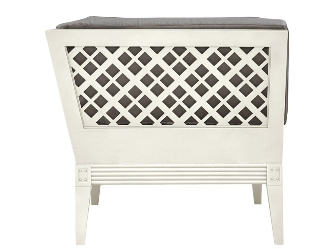 Алюминиевое клубное кресло с подлокотниками JANUS et Cie Quadratl ARCH-00135143 - Вид №2