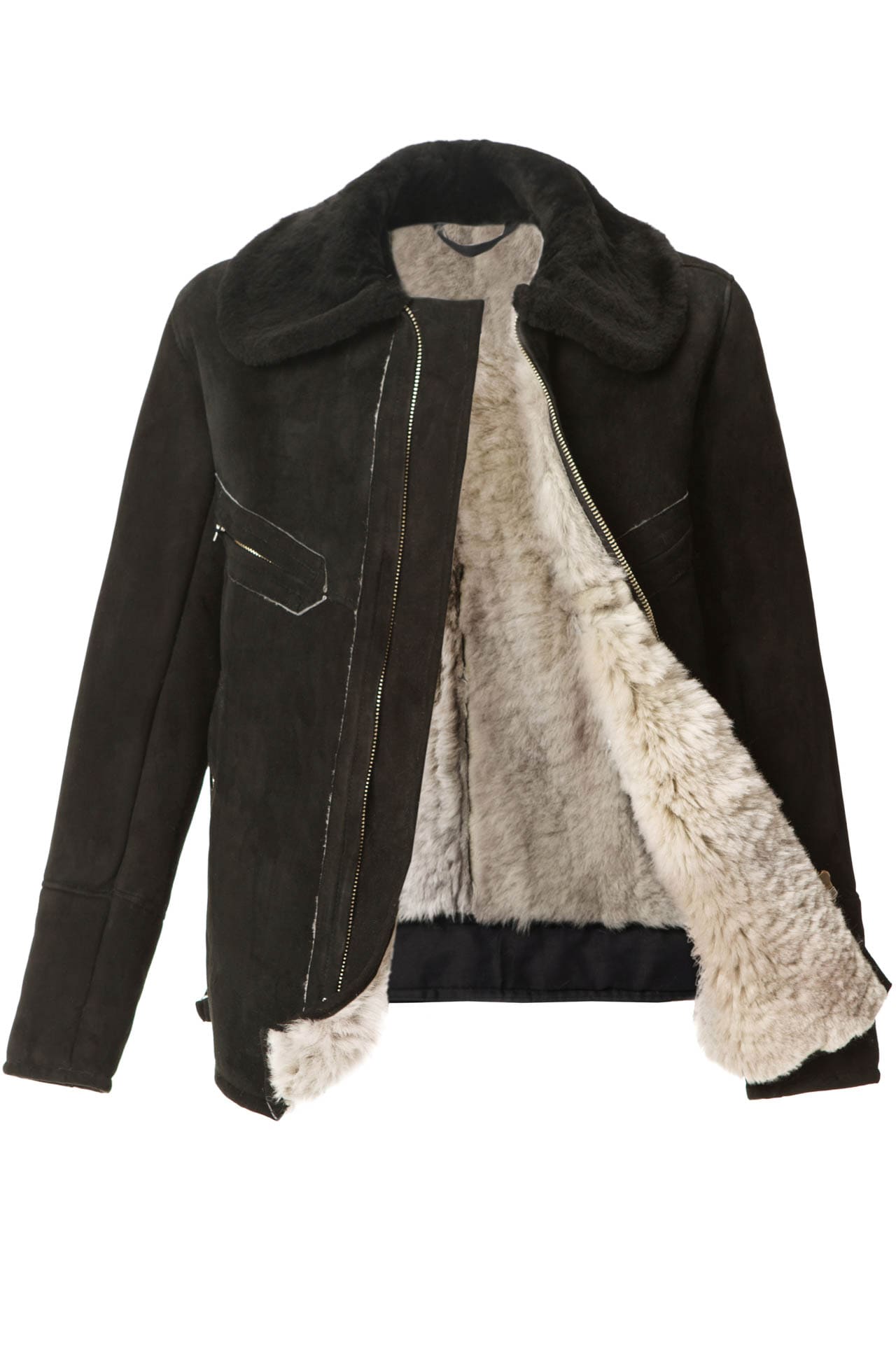 5029152 Куртка нагольная "Пилот" черная  Зимняя спецодежда  размер 62/188  - Вид №3