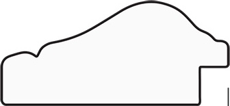 BY 1006 Зеркало в багетной раме - алебастр 48 mm EVOFORM Definite - Вид №3