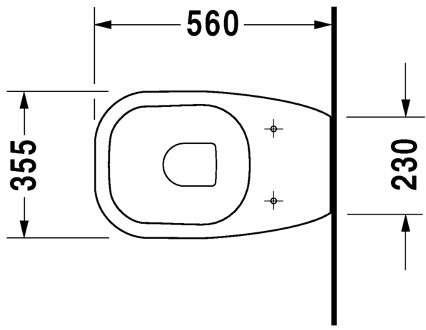 21150920002 Приставной унитаз напольный Белый Duravit D-Code Германия - Вид №1