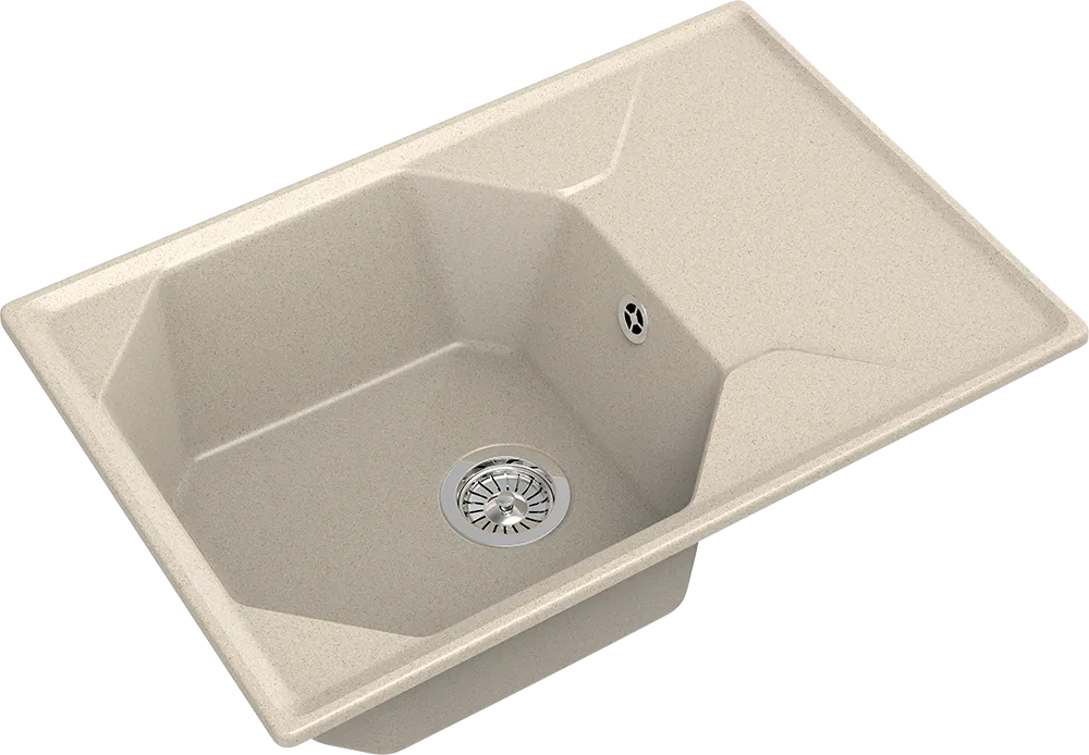 Кухонная мойка Искусственный камень UNIQUE S176 GranFest U-740L-S176 - Вид №2