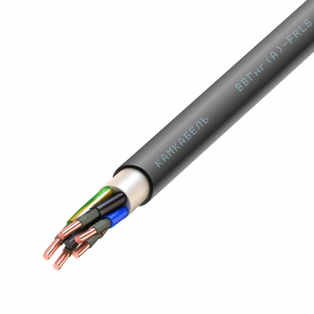 Кабель Камкабель ВВГнг(А)-FRLS 5x100 на отрез ГОСТ 84573443 STLM-2166053 