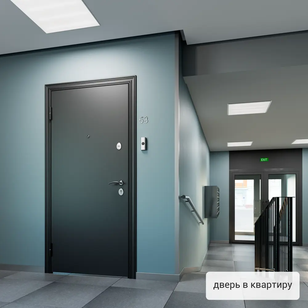 Дверь входная металлическая Ронда 950 мм левая цвет танганика бора TOREX STLM-2135299 - Вид №10