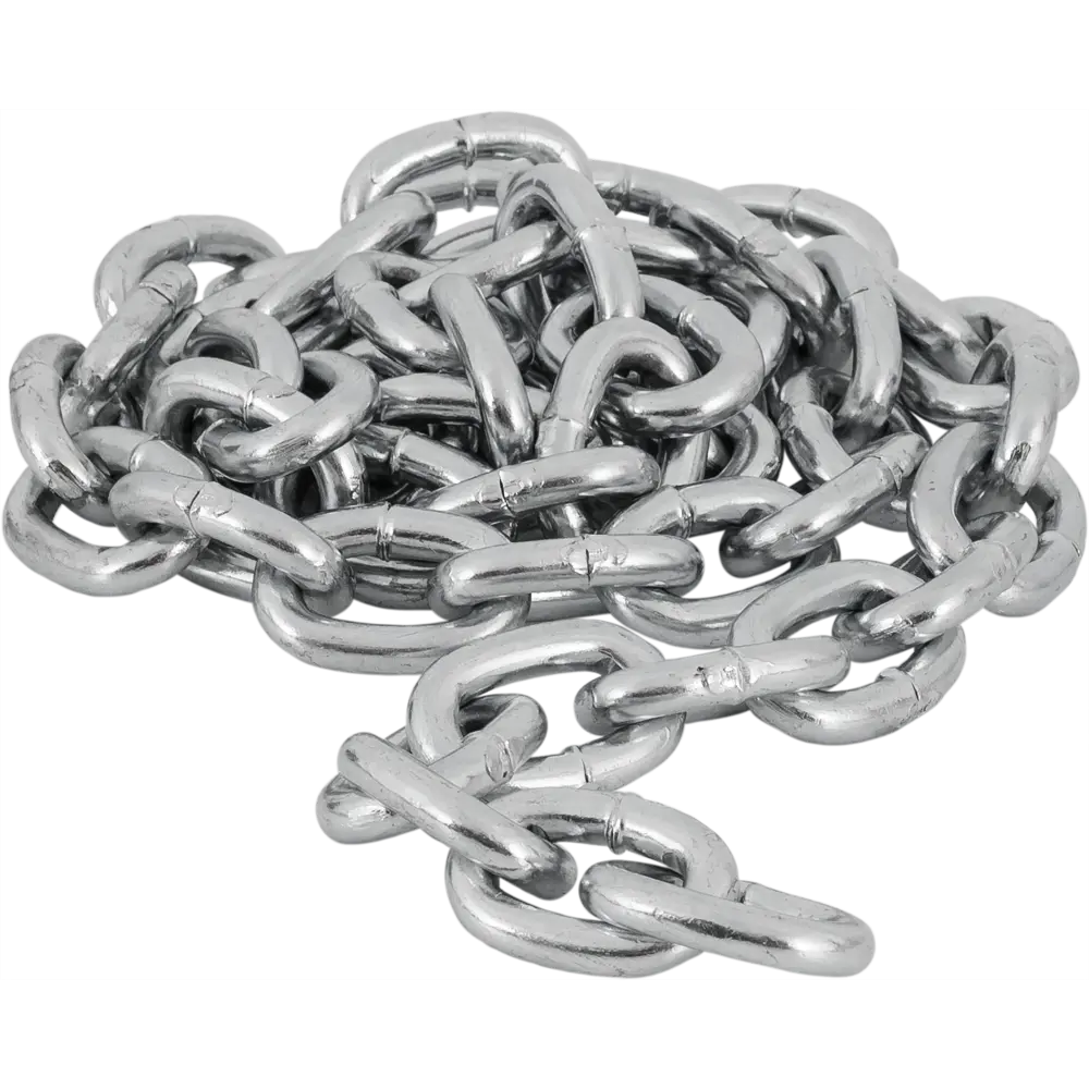 Цепь DIN 766 8 мм короткое звено 1 м сталь оцинкованная НЕВСКИЙ КРЕПЕЖ STLM-2174503 - Вид №2