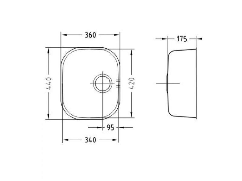 Мойка Alveus Variant 20 1009012 - Вид №2