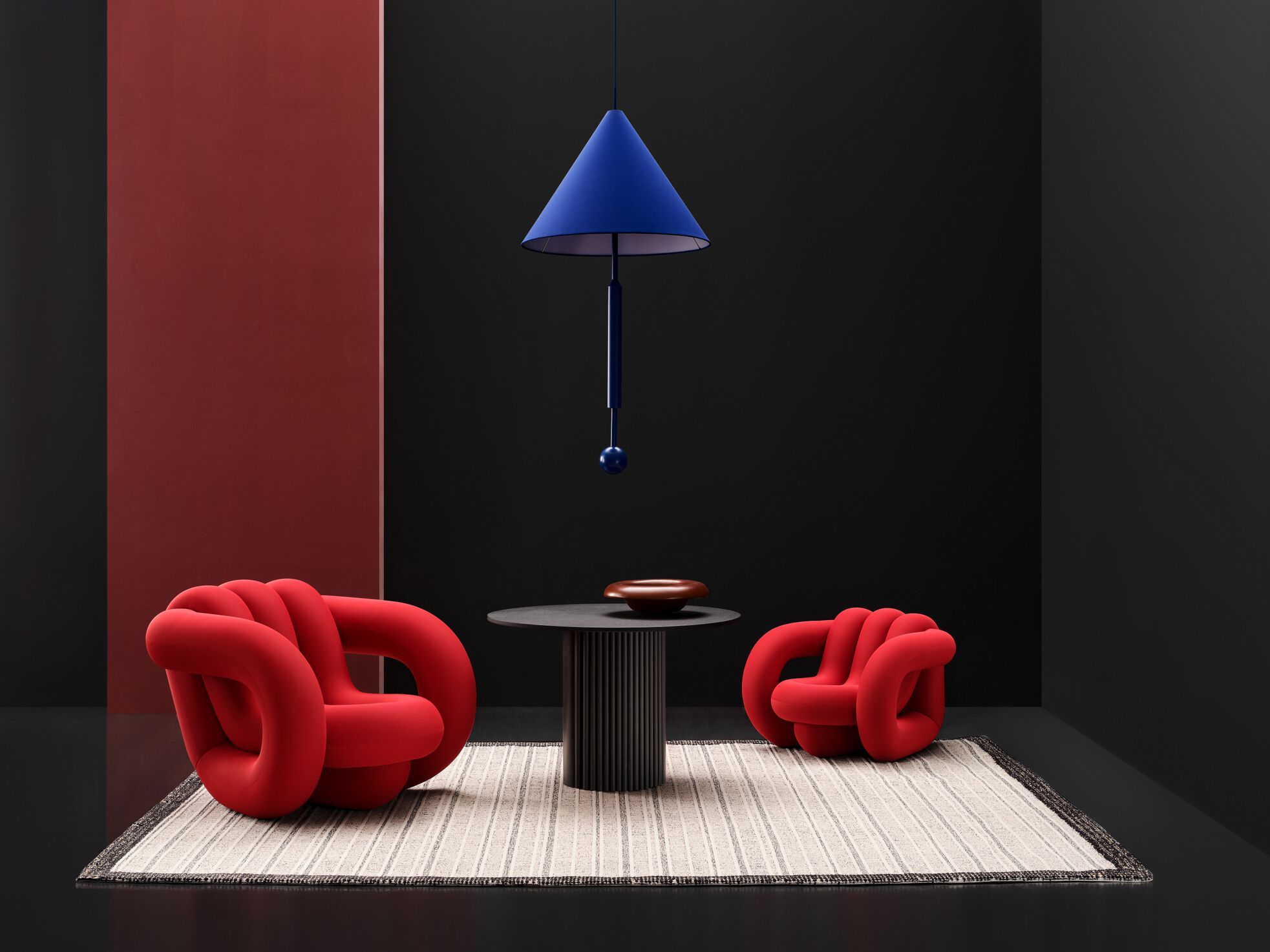 Тканевое кресло с подлокотниками HC28 maison TWISTY ARCH-00050980 - Вид №6