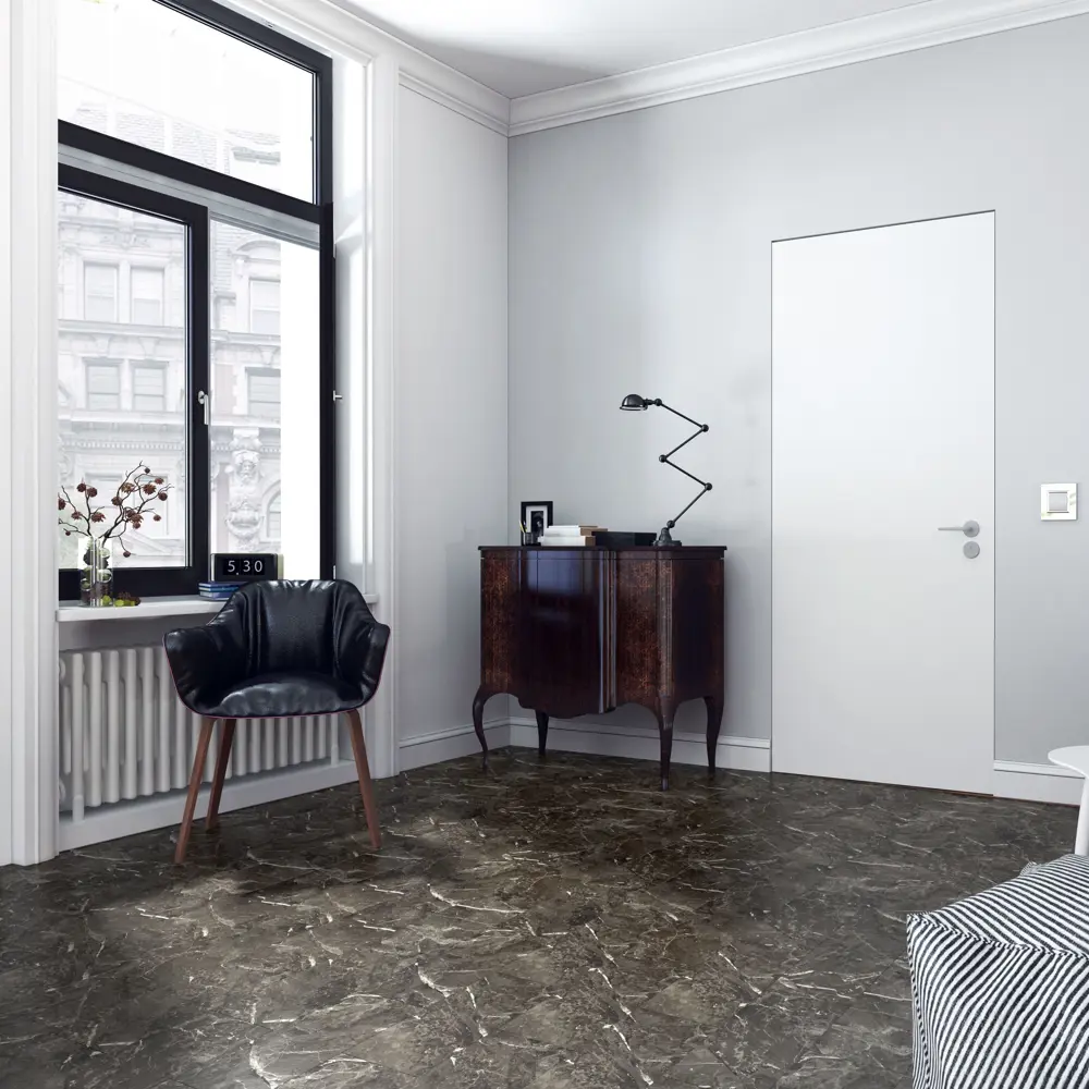 Ламинат «Гранит черный» водостойкость 48 часов 32 класс 4 фаски толщина 8 мм 2.368 м² Classen STLM-2101016