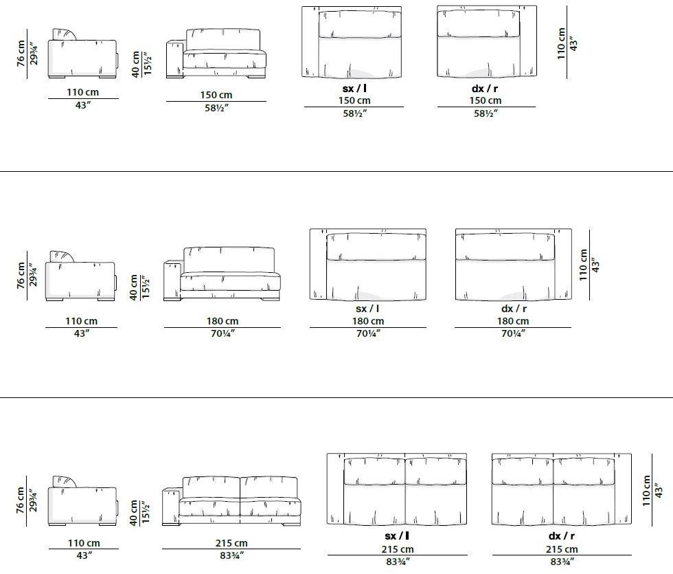 BAXTER Секционный кожаный диван Budapest sun-id-1429062 - Вид №10