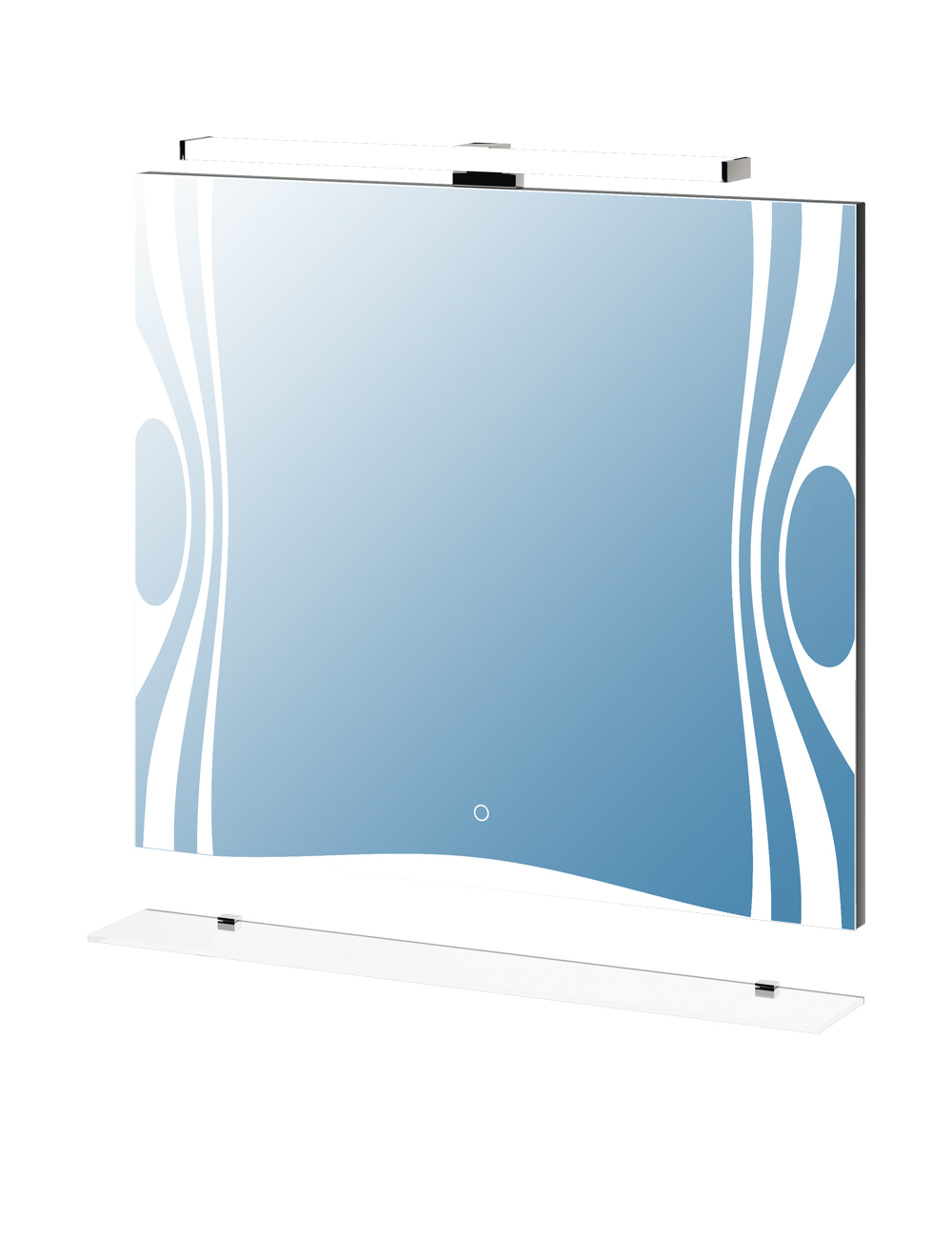 Зеркало Leo 800 с LED-светильником800⨉50⨉700 мм VIGO sun-id-665232 - Вид №2