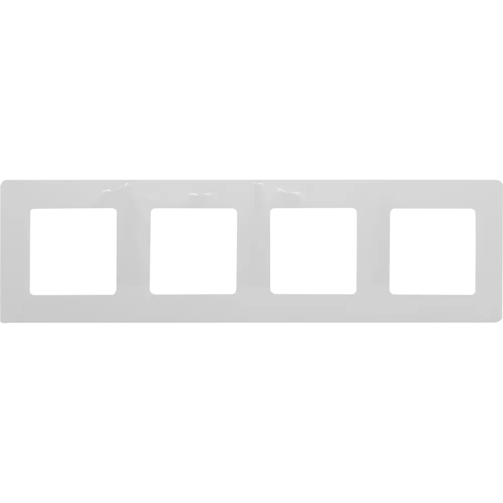 Рамка Legrand Etika для розеток и выключателей - белая глянцевая 17356329 STLM-0007972