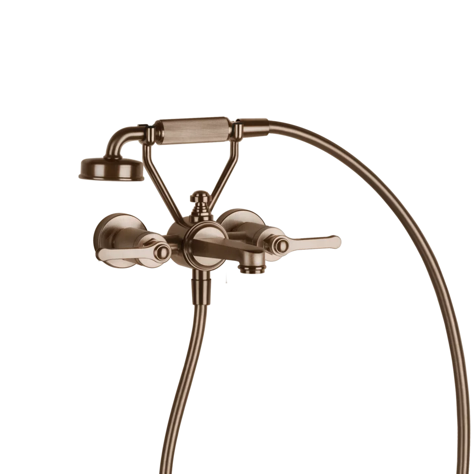 Смеситель для ванны 65113 708 Gessi Venti20 МЕДНЫЙ МАТОВЫЙ PVD 65113708