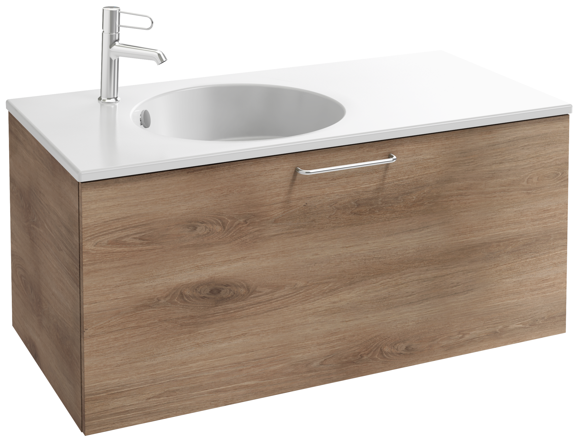 EB2514-R5-M90 Тумба под столешницу 100 см, 1 верхний ящик, хромированная ручка JACOB DELAFON ODÉON RIVE GAUCHE ODEON RIVE GAUCHE