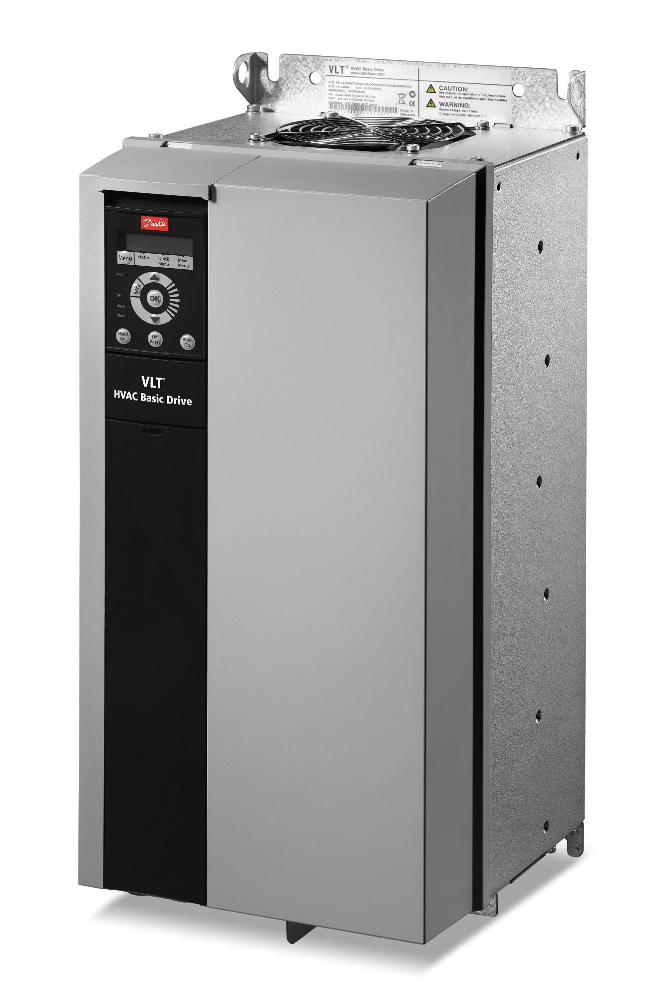 Danfoss VLT HVAC Drive Basic FC 101 — экономичные преобразователи частоты для инженерных систем зданий мощностью от 0,37 до 90 кВт FC-101P75KT4E5AH2XAXXXXSXXXXAXBXCXXXXDX 131N0217  - Вид №7