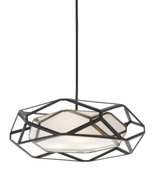 Люстра Alley черная чёрная 50007 PUSHA ДИЗАЙНЕРСКИЕ, PUSHA 061613 Чёрный  - Вид №1