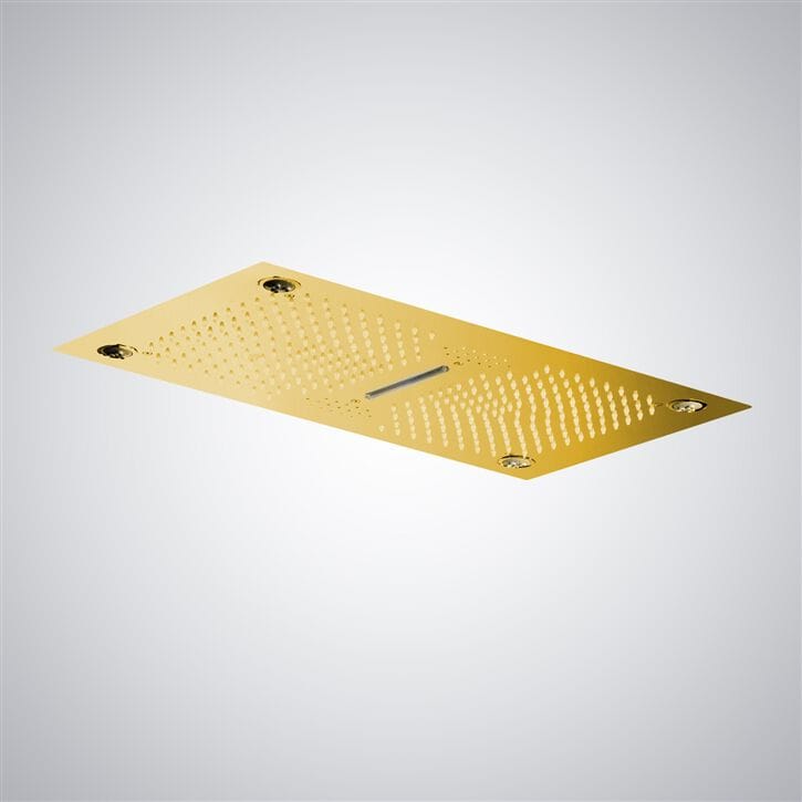 Светодиодная потолочная насадка для душа из нержавеющей стали Fontana Showers Luxe Fontaine ARCH-00029169 - Вид №5