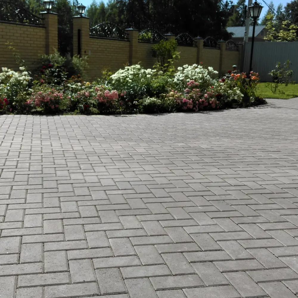 Тротуарная плитка Кирпичик 200x100x60 мм серый Santreyd STLM-2191755 - Вид №3