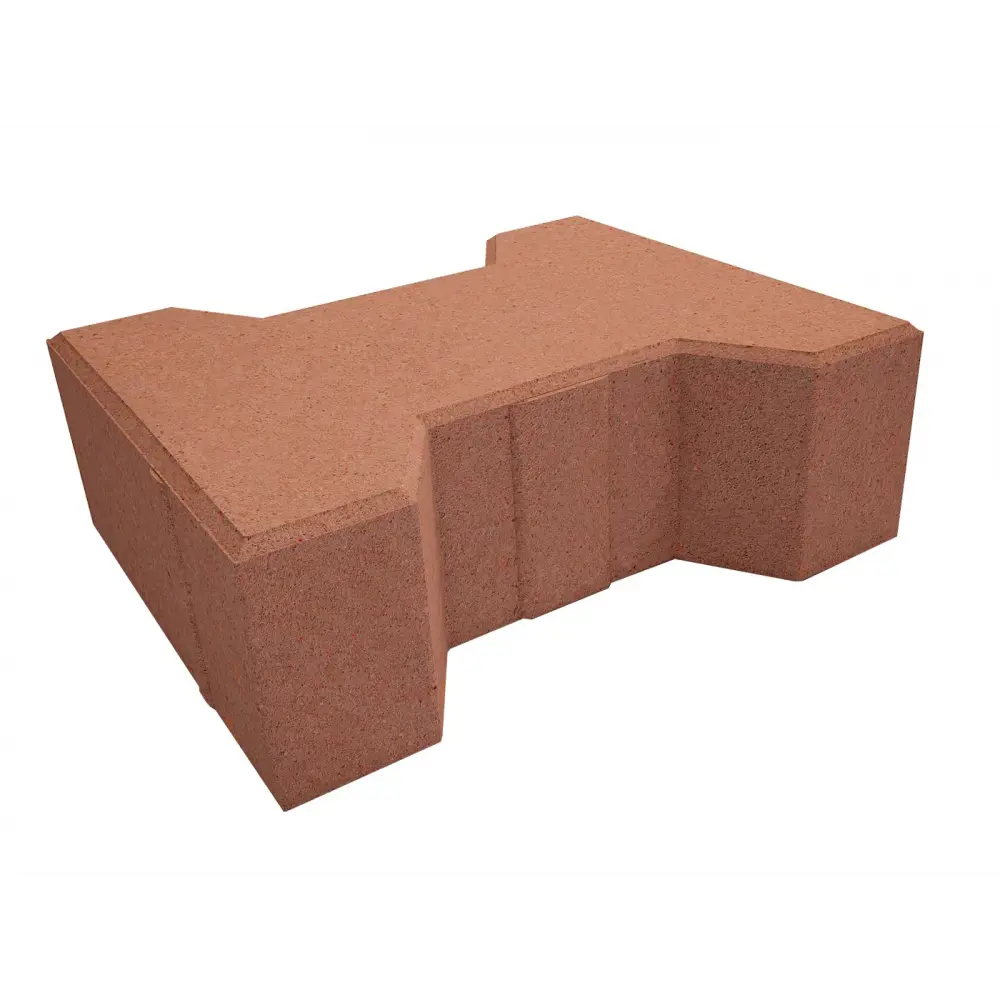 Плитка тротуарная Тавр 182x157.5x70 мм цвет красный 85263249 STLM-2070108 Santreyd 