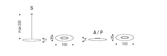 Подвесной светильник из полиэтилена Cattelan italia Astra ARCH-00043477 - Вид №3