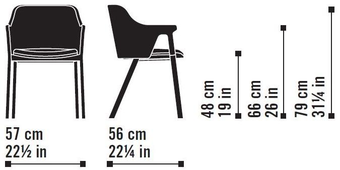 Very Wood Стул ясень с подлокотниками Loden sun-id-1345220 - Вид №13