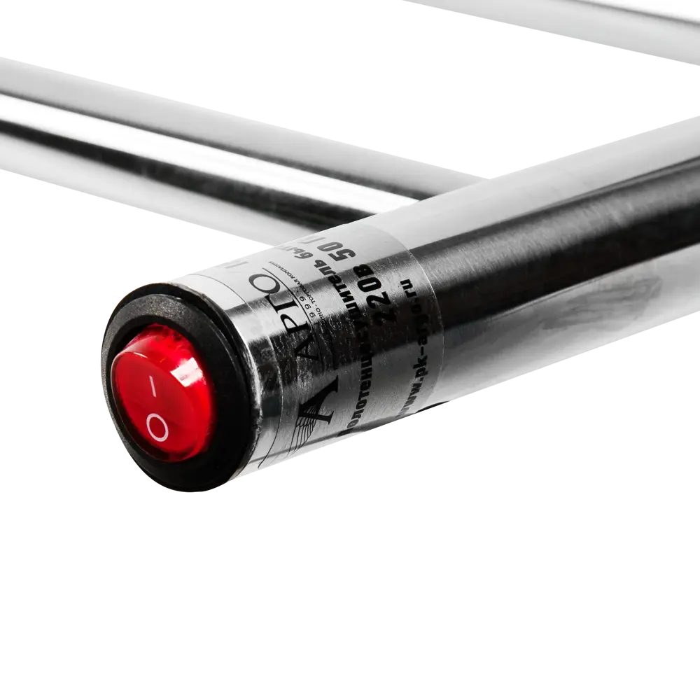 Полотенцесушитель электрический Equation Юна 500x450 мм 35 Вт лесенка цвет хром STLM-2166480 - Вид №3