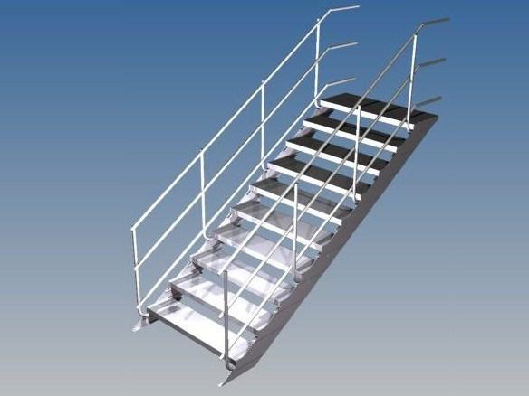 SVELT Модульная открытая лестница из оцинкованной стали sun-id-1439214 - Вид №1