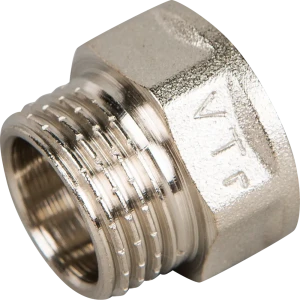 Удлинитель Valtec ø1/2"х10 мм ВР-НР никелированная латунь