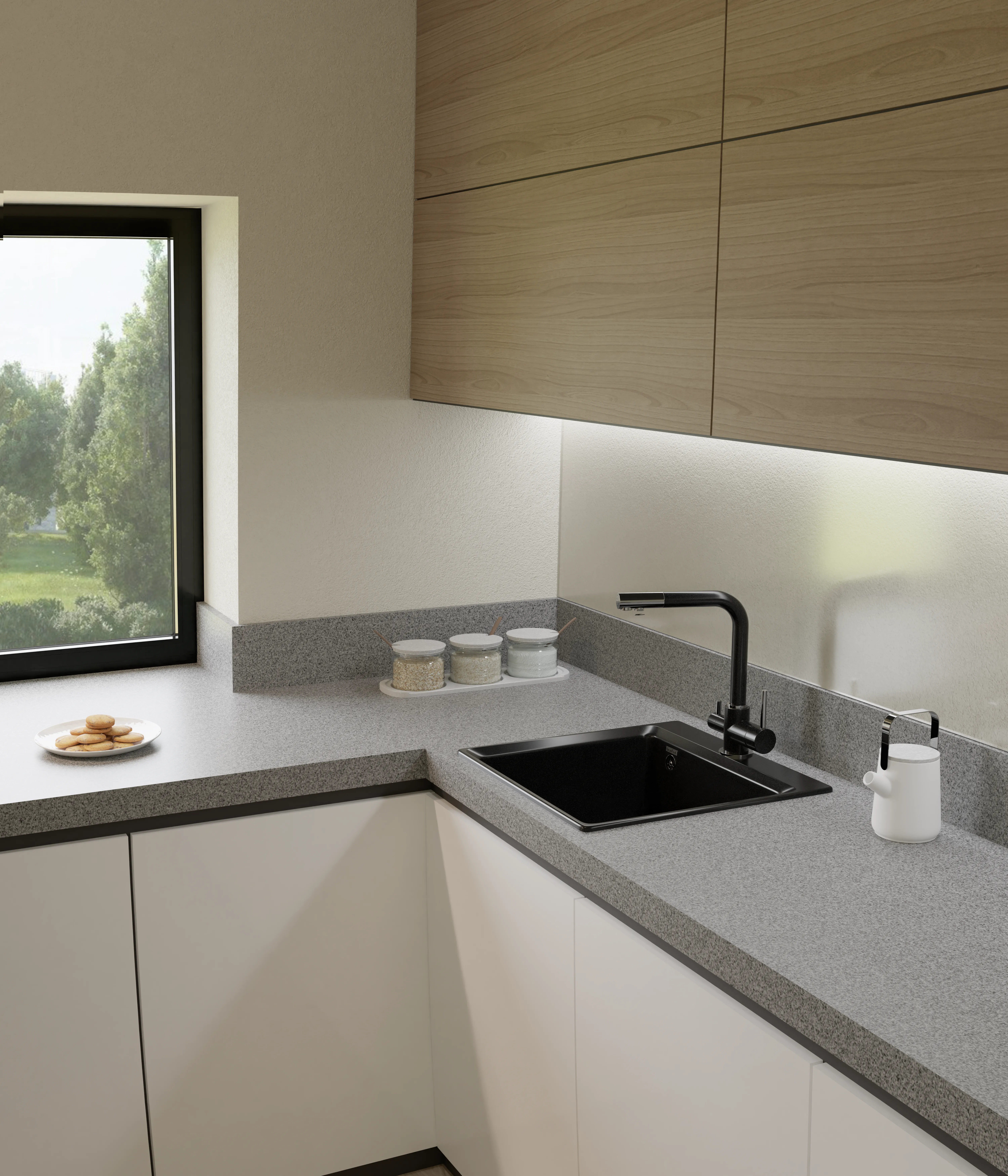 Кухонная мойка Искусственный камень LEVEL S252 GranFest LV-510-S252 - Вид №1