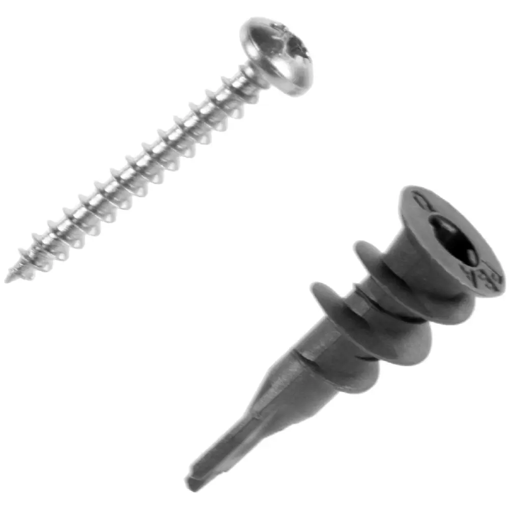 Анкер Standers для листовых материалов, нейлон PBA, с шурупом, 6 шт STLM-2174591