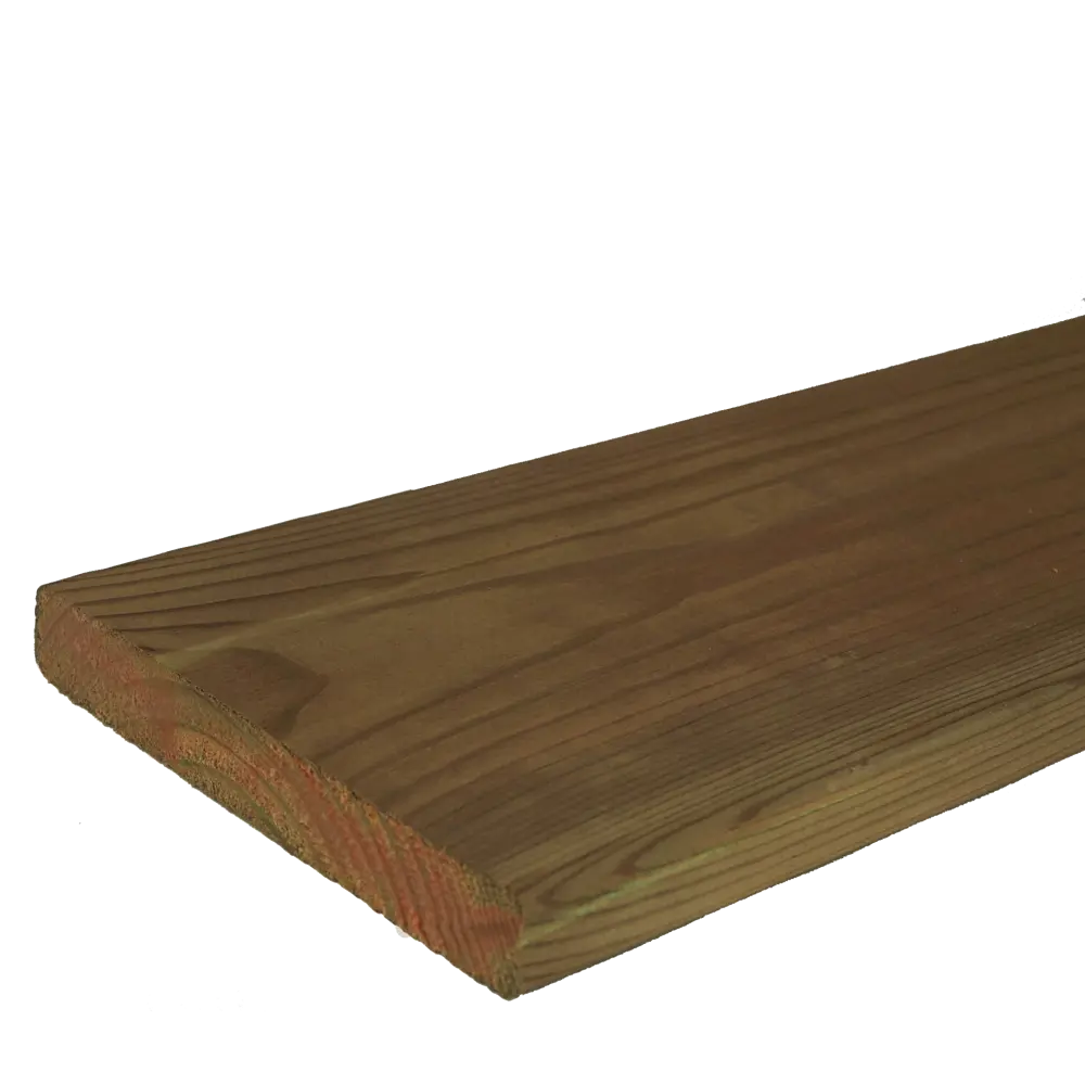 Планкен импрегнированный 20x140x2000 мм хвоя прямой с фаской угла РУСШПАЛА STLM-2014080