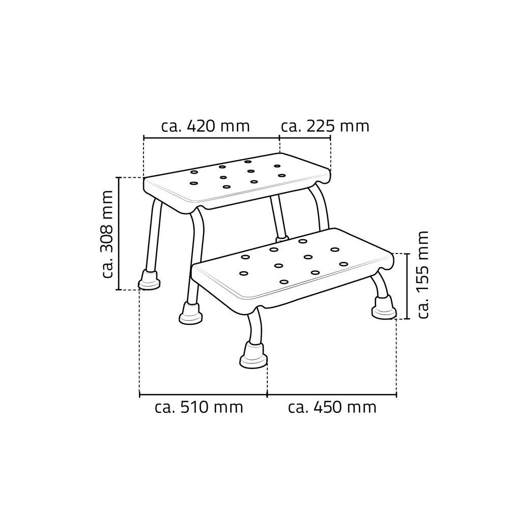 Скамейка для ванны Ridder Assistent А0102001 для входа цвет белый 86922458 STLM-2122707 - Вид №1