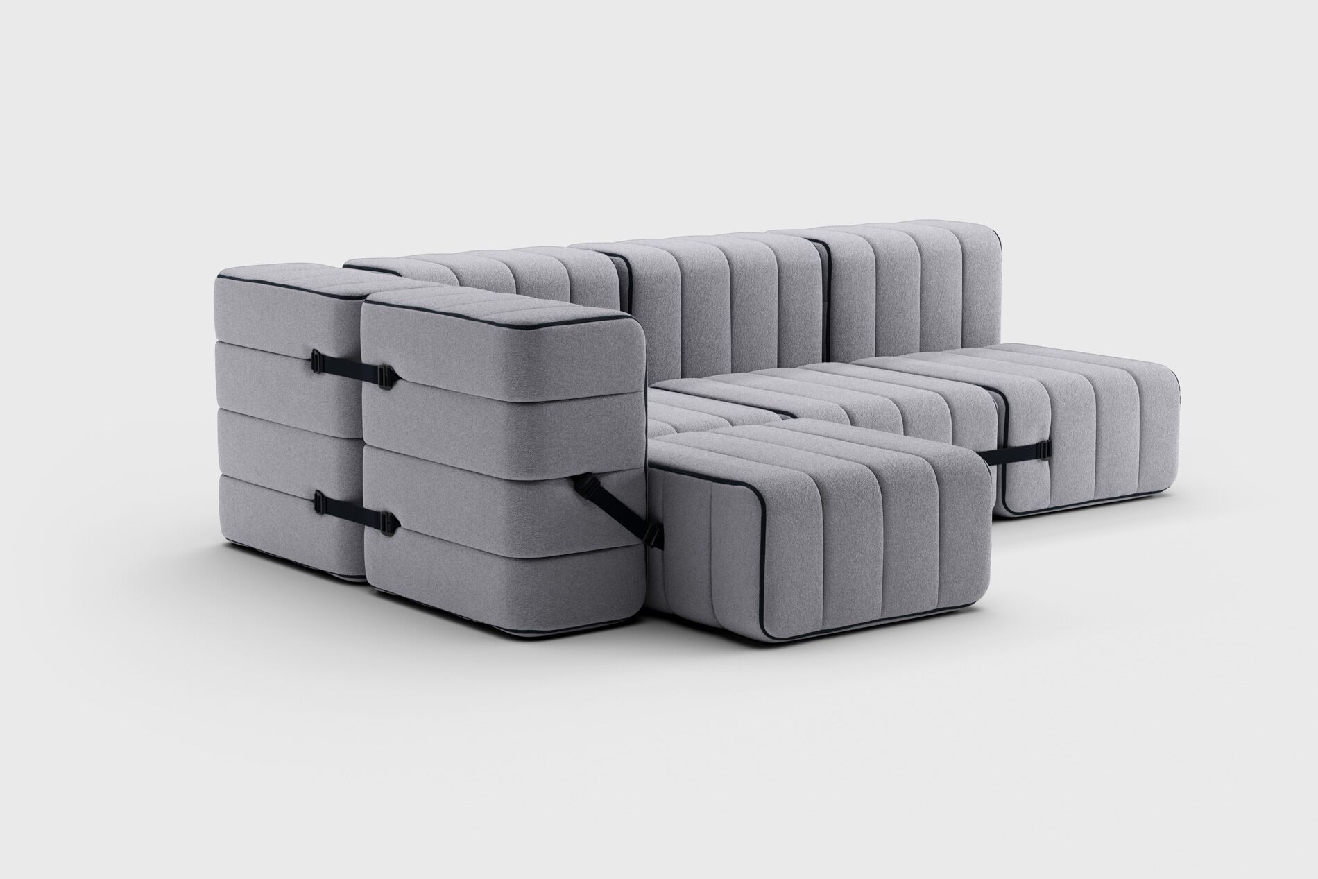 Модульный угловой диван из ткани AMBIVALENZ Curt ARCH-00061719 - Вид №59