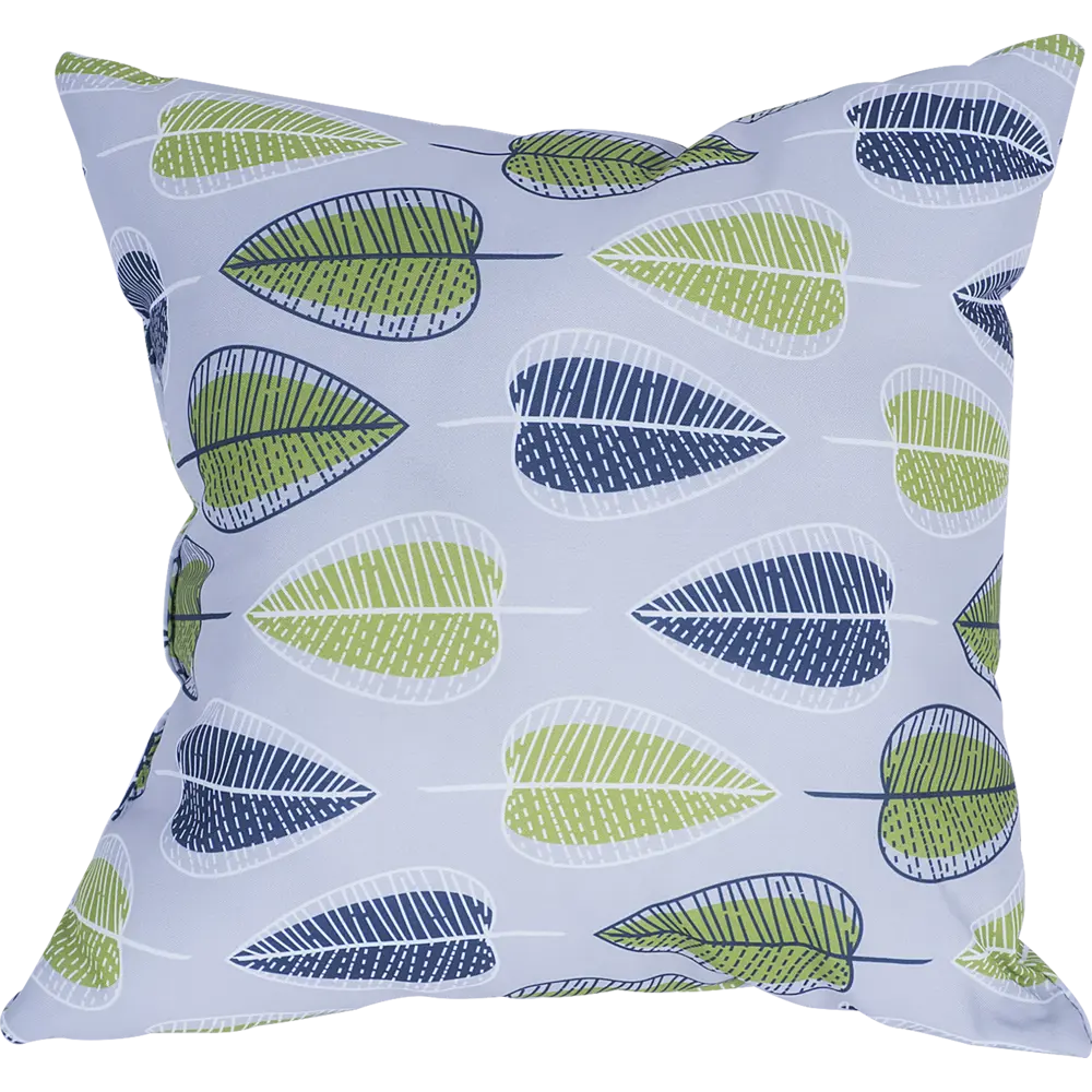 Подушка декоративная, 40х40 см, текстура листья, цвет серый SEASONS STLM-2156041