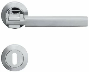 LINEA CALI' Ручка из хромированной латуни на розетке с замком Elle