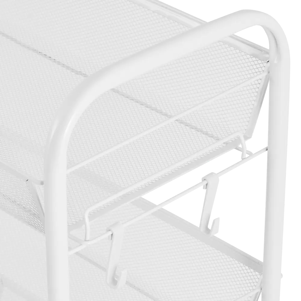 Этажерка Mirage 45x84x26 см 4 полки металл белый Santreyd STLM-2042856 - Вид №2