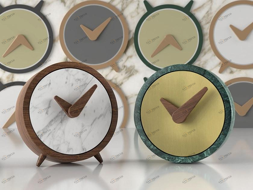 MONITILLO MARMI Настольные часы из мрамора sun-id-1448321