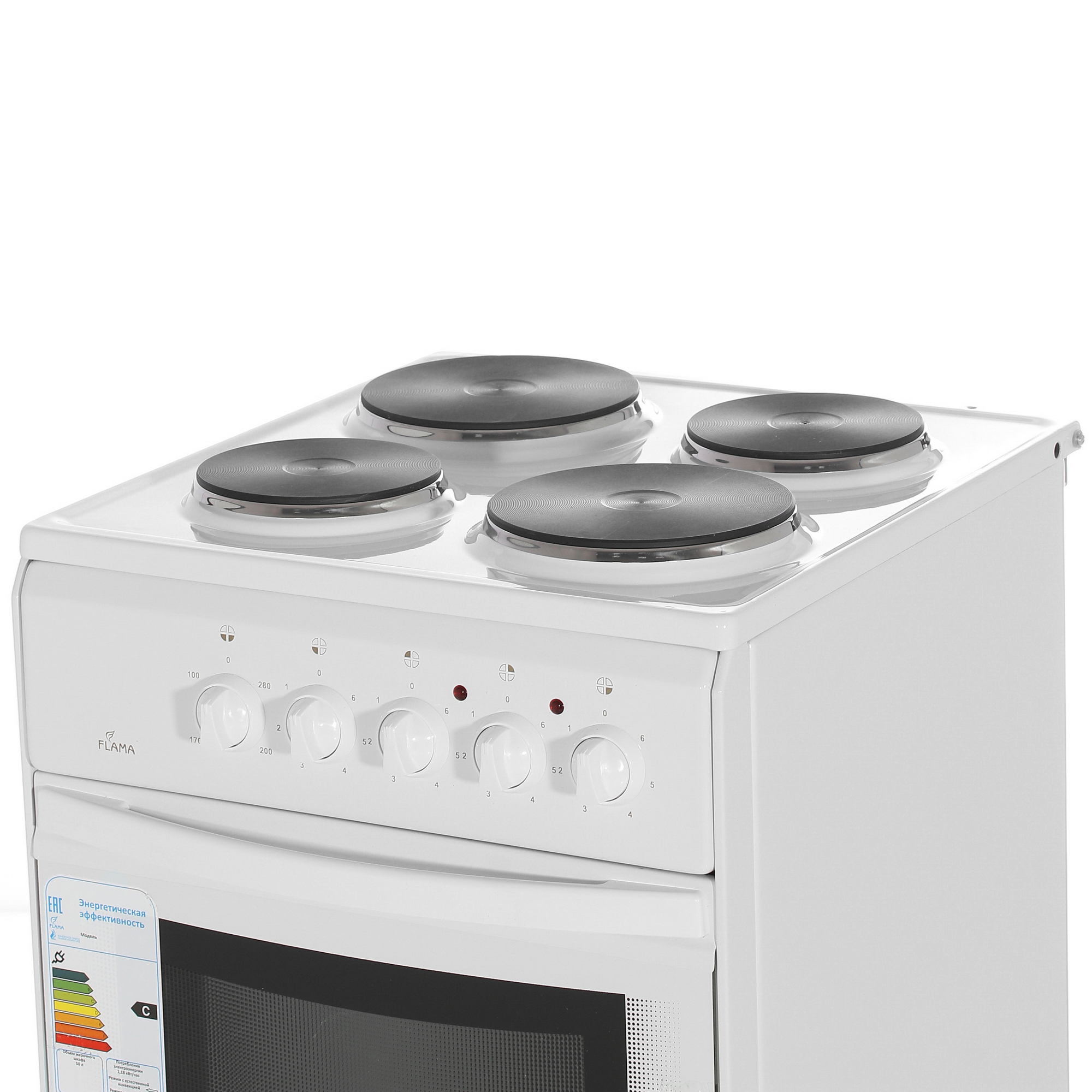 1350300 Электрическая плита FLAMA AE 14025 W белый Flama group STDN-0026032 - Вид №6