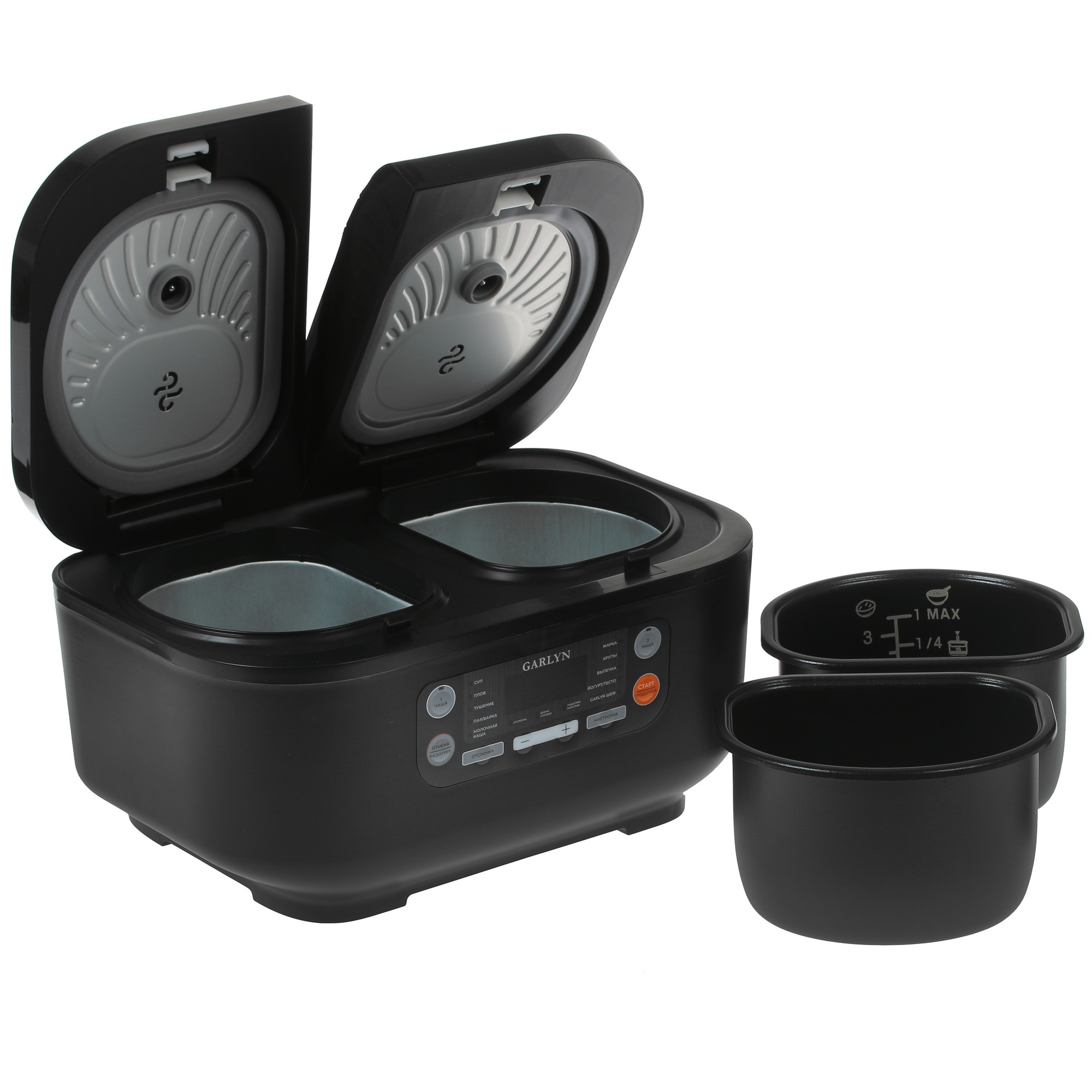 5349146 Мультиварка Garlyn MR-Duo 5 черный STDN-0064470 - Вид №5