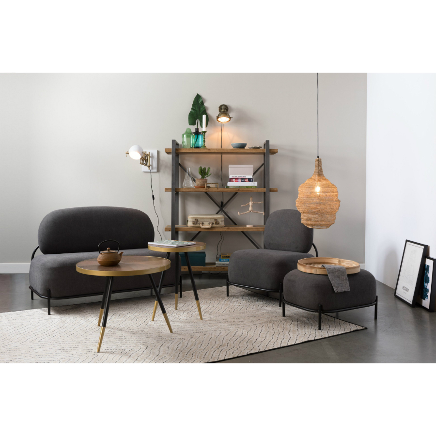 Ковер Freek, 170х240 см, коричневый White Label Living 6000197 - Вид №1