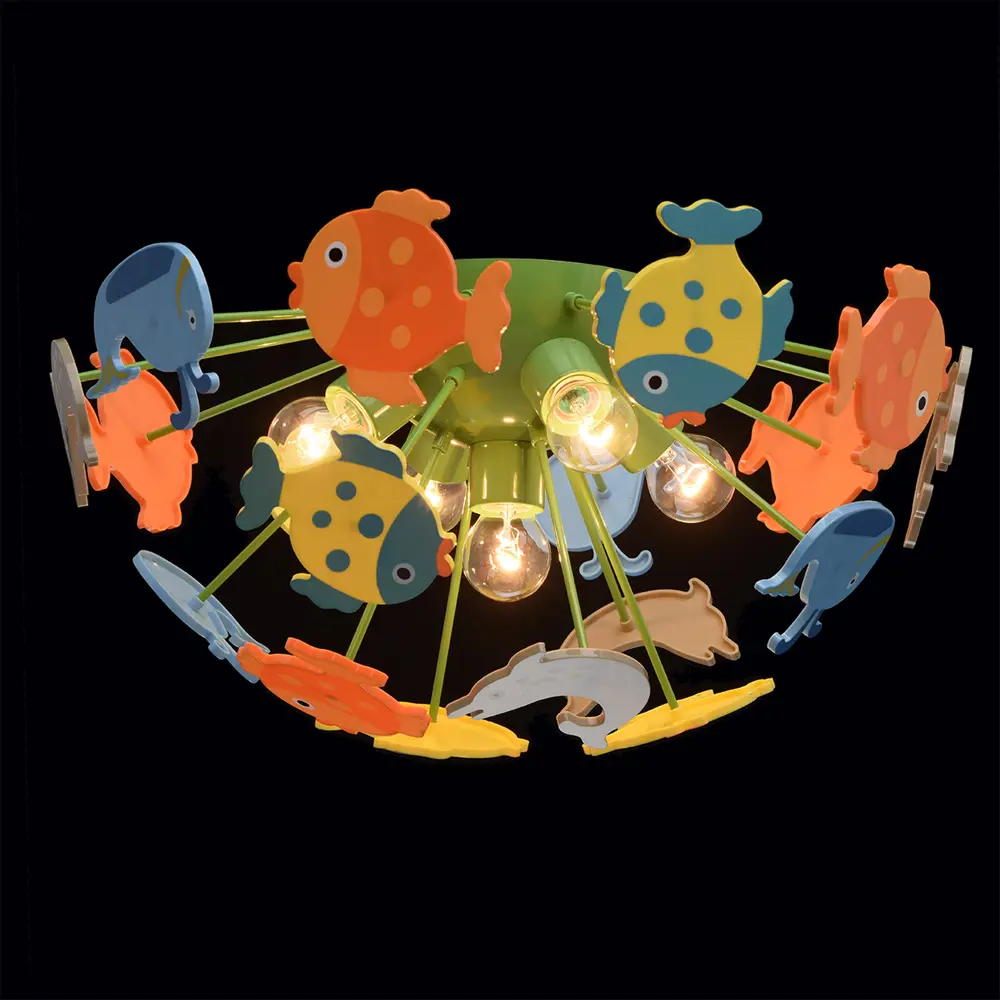 Люстра потолочная «Улыбка Рыбки», 5 ламп, 10 м² MW-Light STLM-2104547 - Вид №2