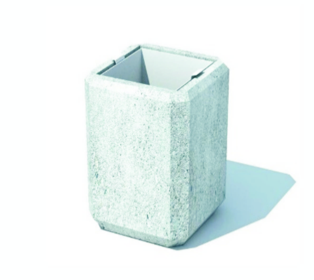 BELG01.01.01-MU.BT БЕЛЬГИУМ 01, урна уличная бетонная LAB.Space  - Вид №1